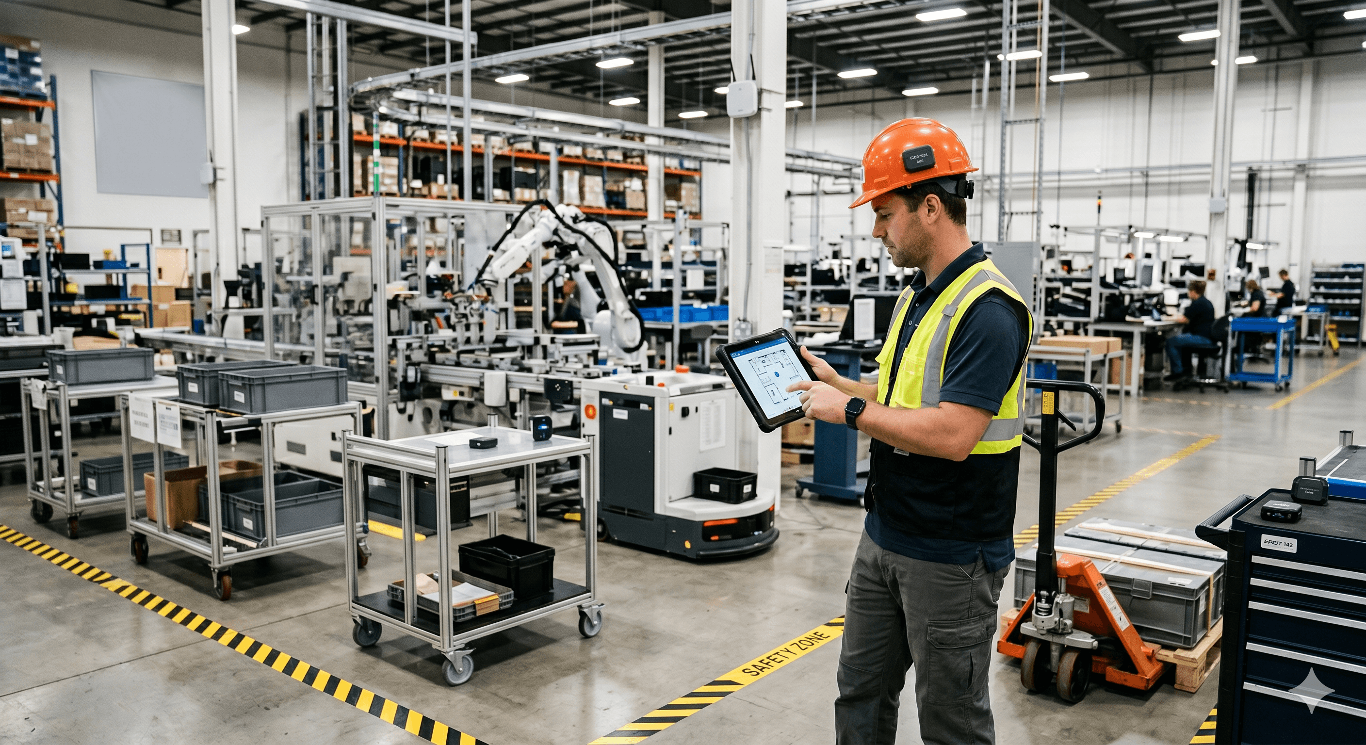 Indoor RTLS deployment