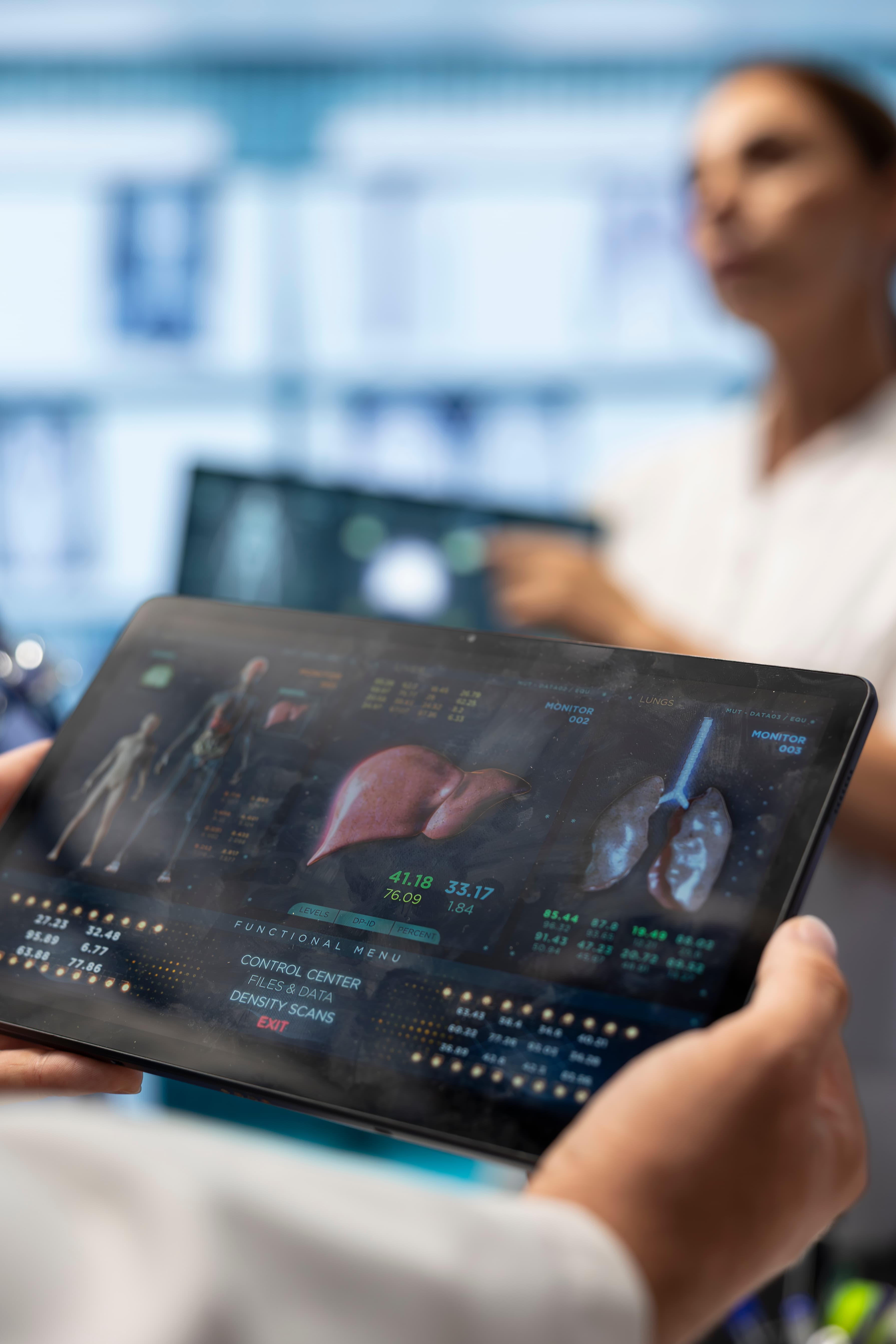 Hospital AI assistant in use