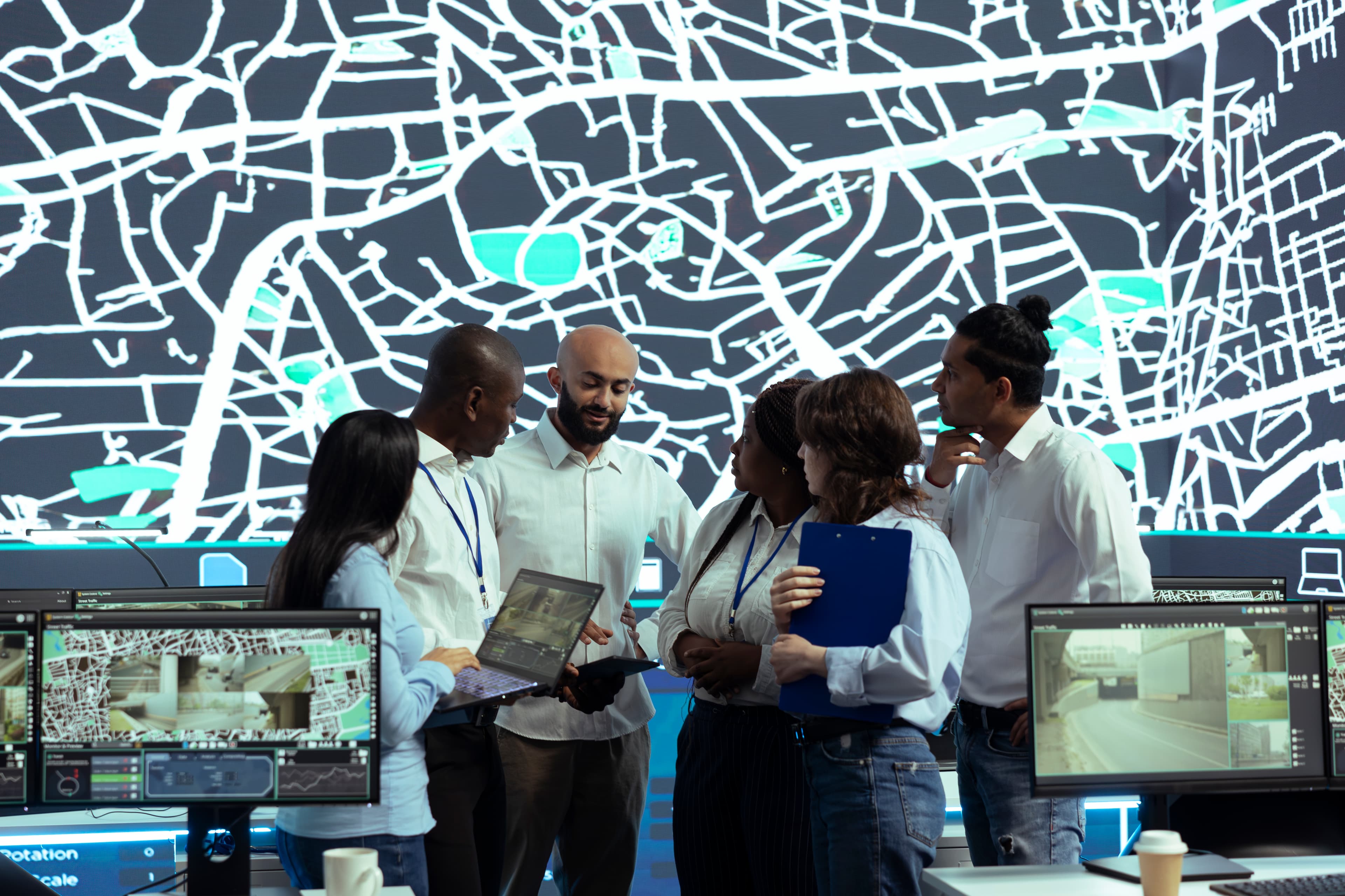 Smart city planning session